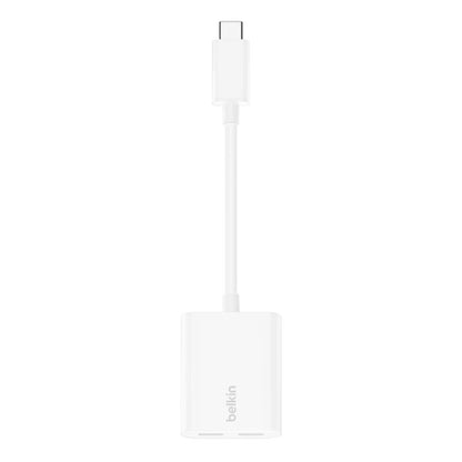 محول صوت وشاحن USB-C من BELKIN ROCKSTAR F7U081BTWH