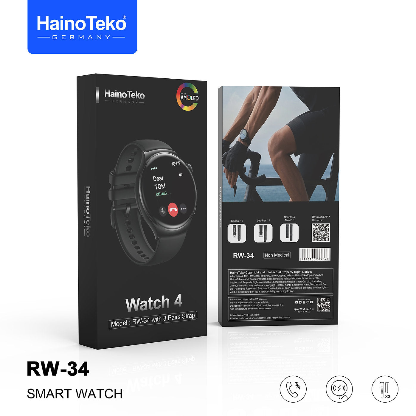 HAINOTEKO  WATCH 4 RW 34  SMART WATCH