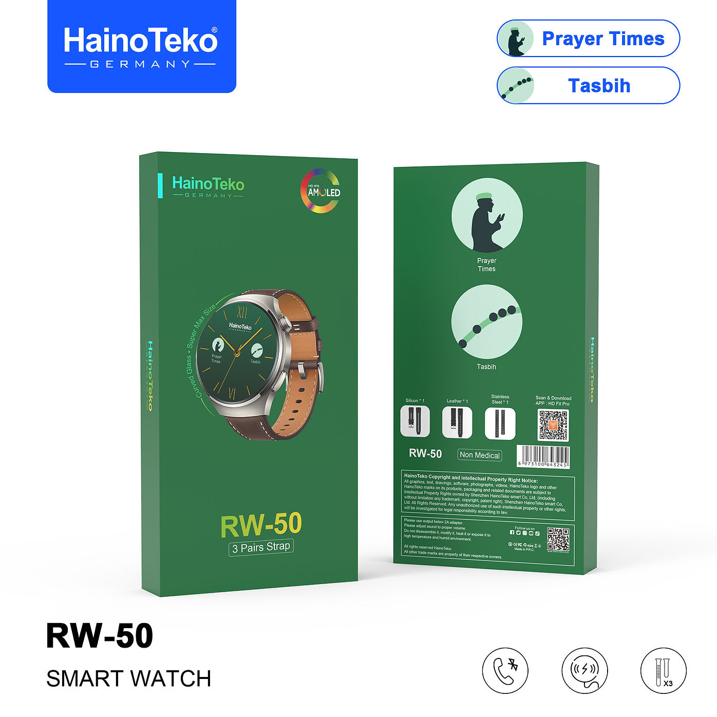 HAINOTEKO RW 50 SMART WATCH