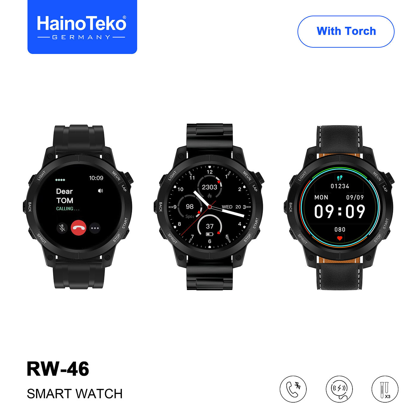 HAINOTEKO RW 46  SMART WATCH