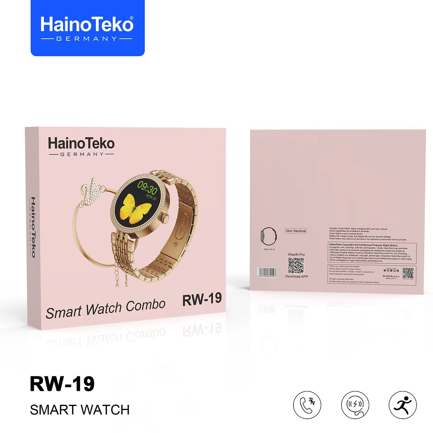 HAINOTEKO RW 19 SMART WATCH