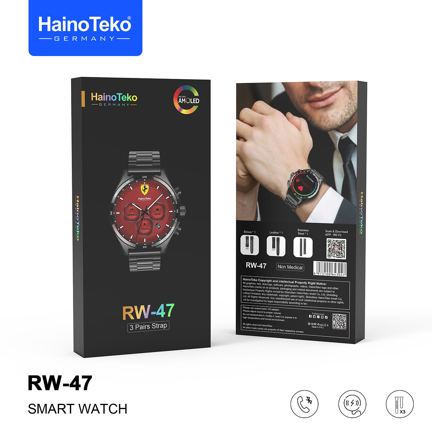 HAINOTEKO RW 47  SMART WATCH