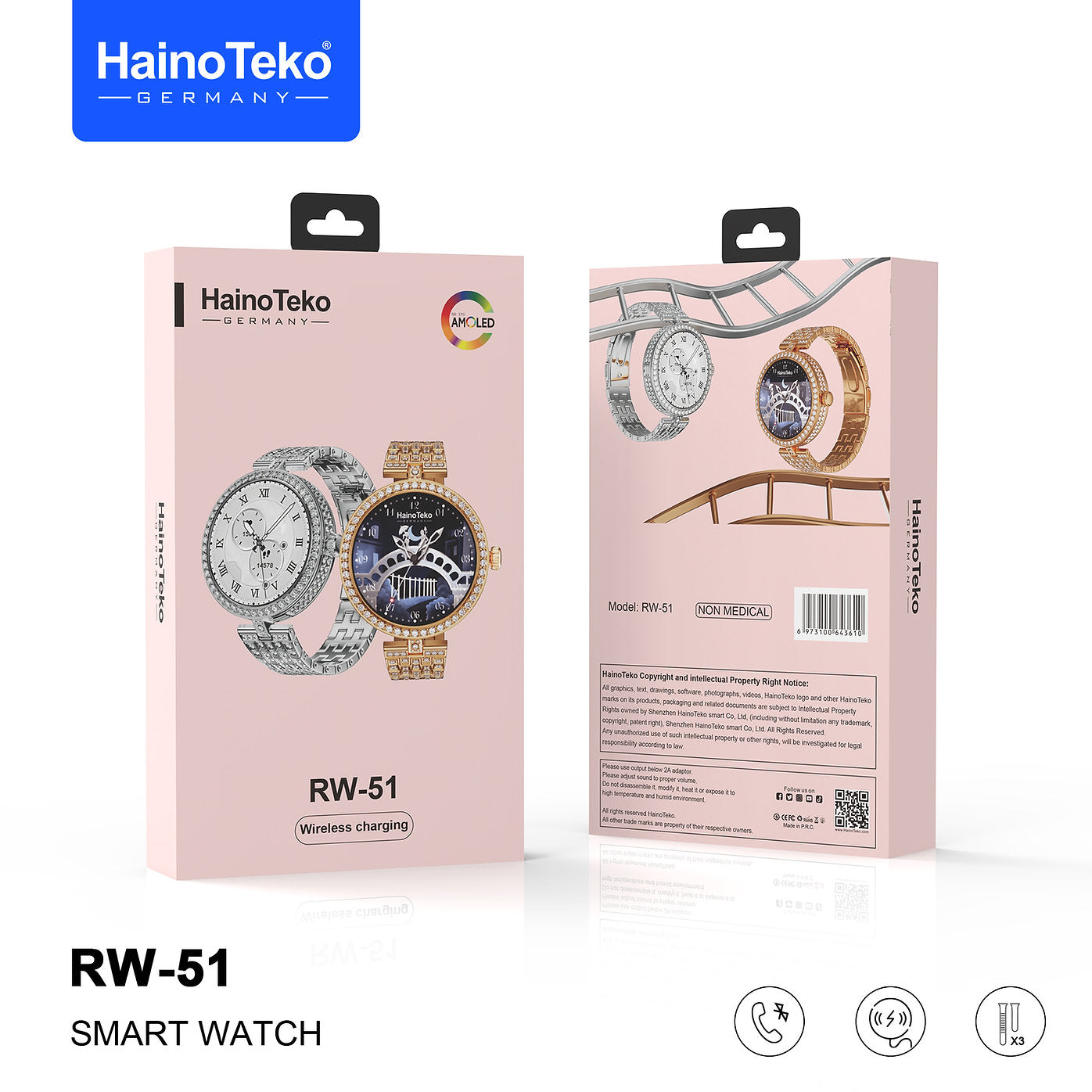 HAINOTEKO RW 51 SMART WATCH