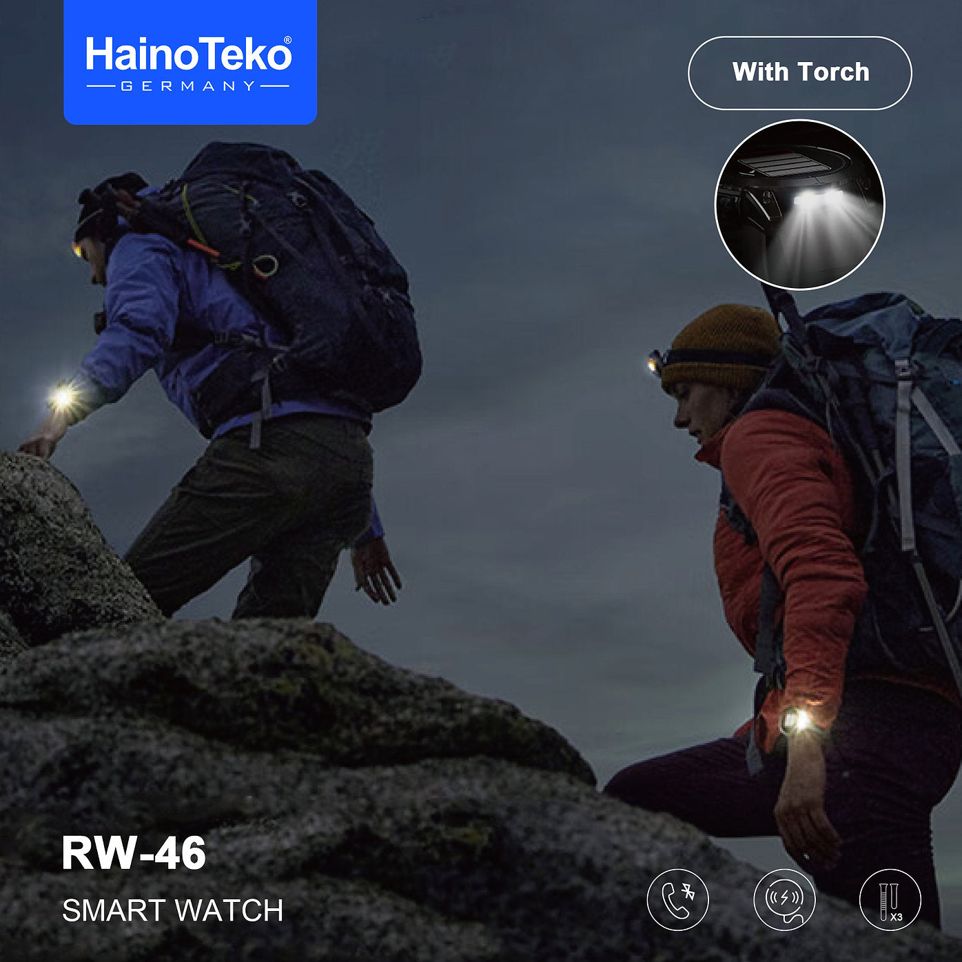 HAINOTEKO RW 46  SMART WATCH