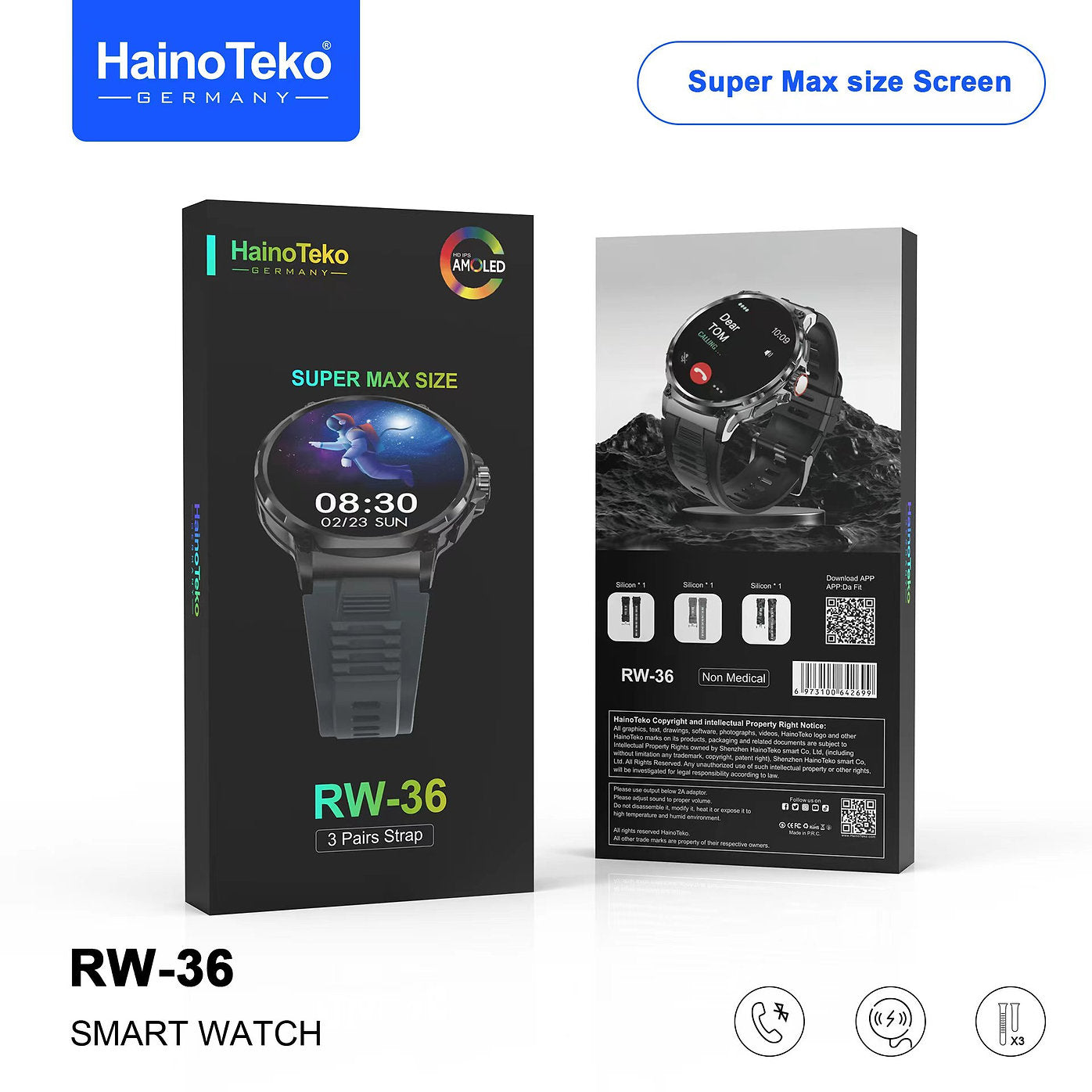 HAINOTEKO RW 36  SMART WATCH