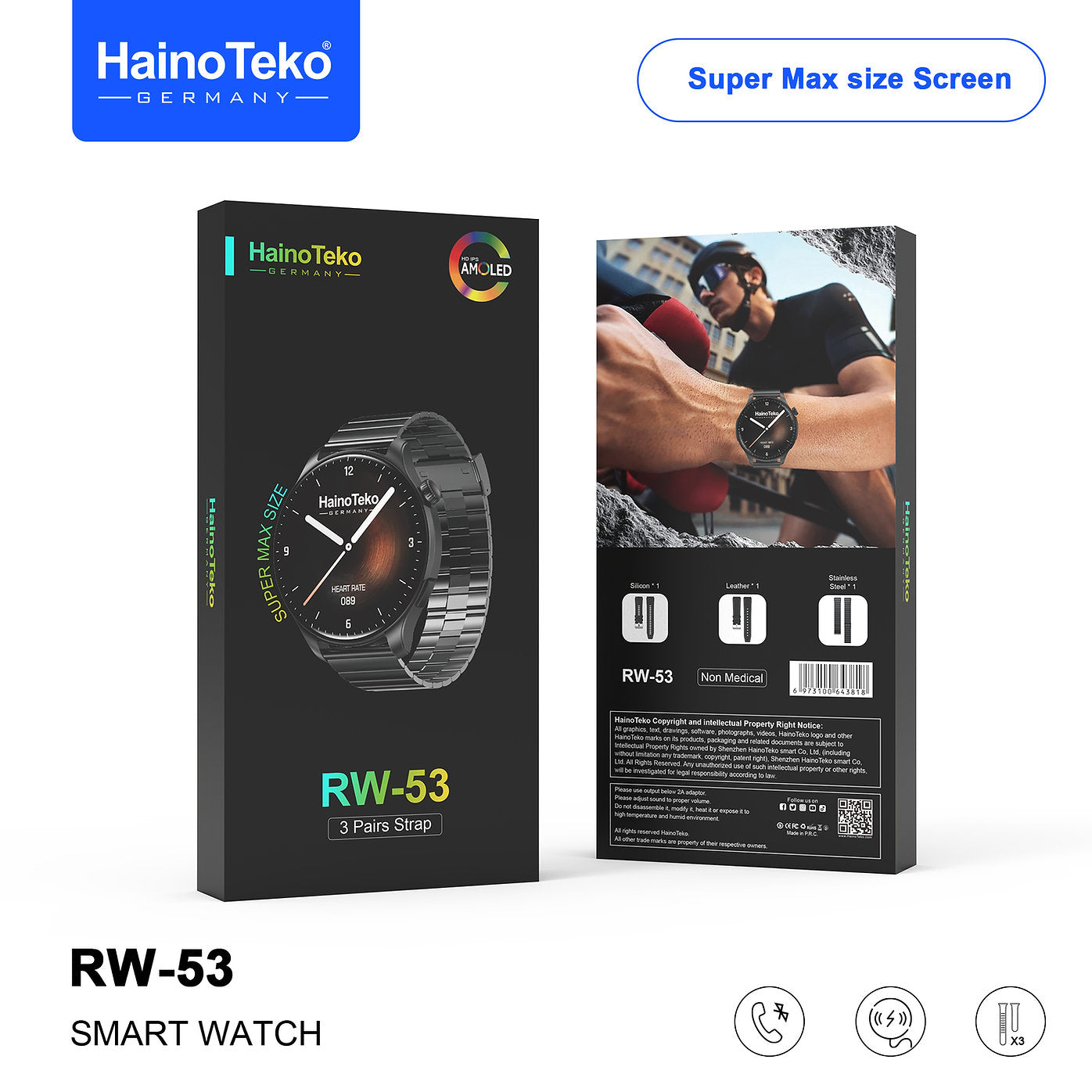 HAINOTEKO RW 53 SMART WATCH