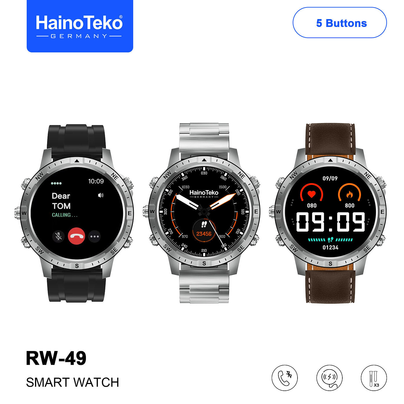 HAINOTEKO RW 49 SMART WATCH