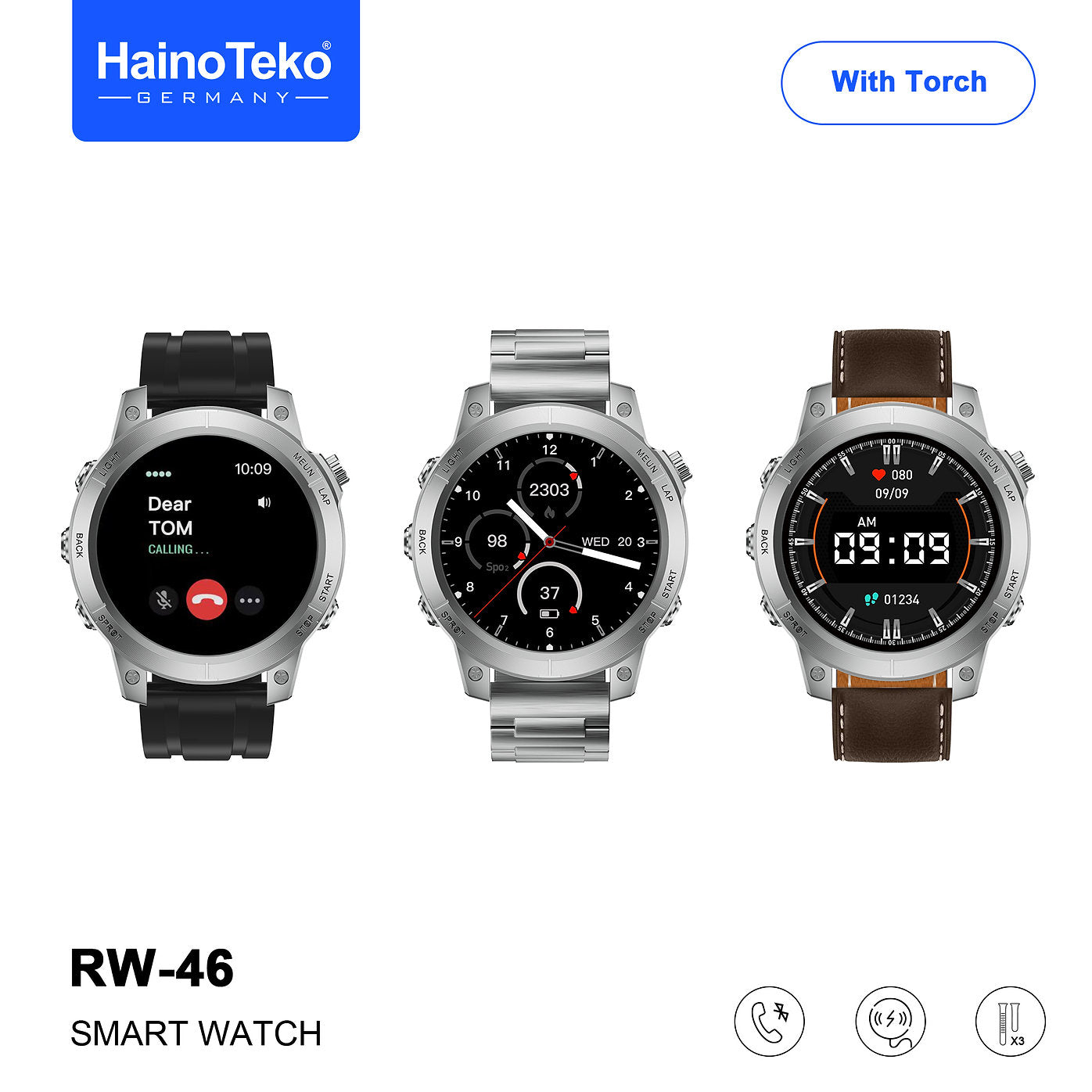 HAINOTEKO RW 46  SMART WATCH