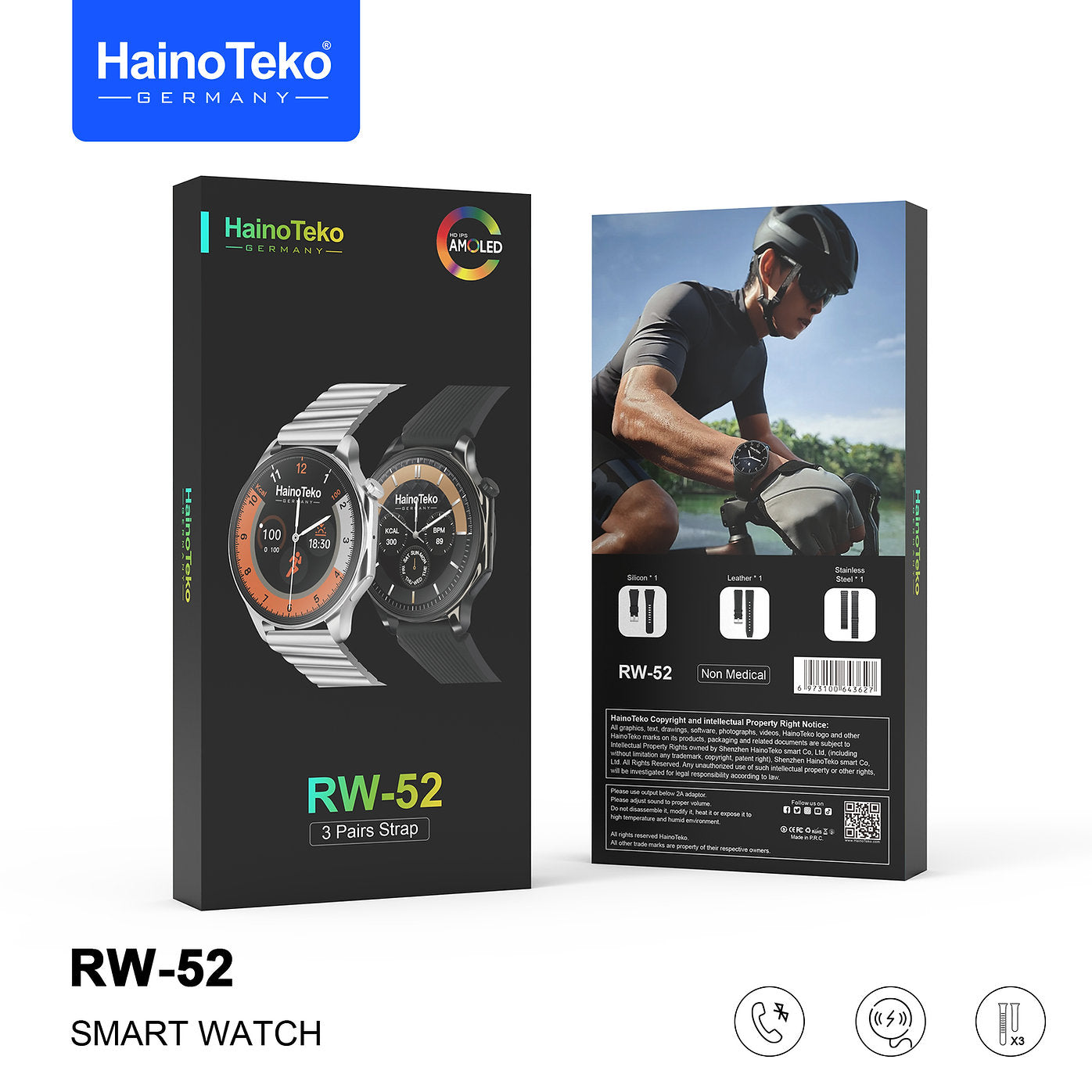 HAINOTEKO RW 52 SMART WATCH