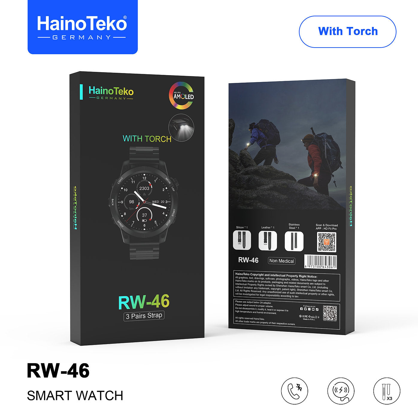 HAINOTEKO RW 46  SMART WATCH
