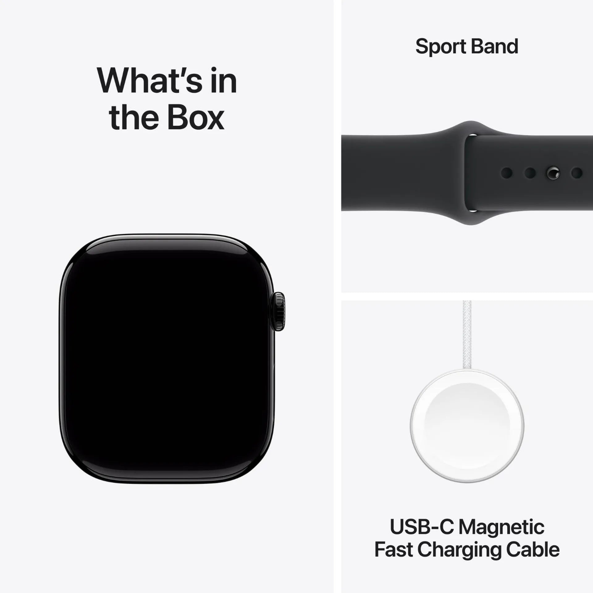 APPLE WATCH SERIES 11 46MM JET BLACK M/L MEUX4A