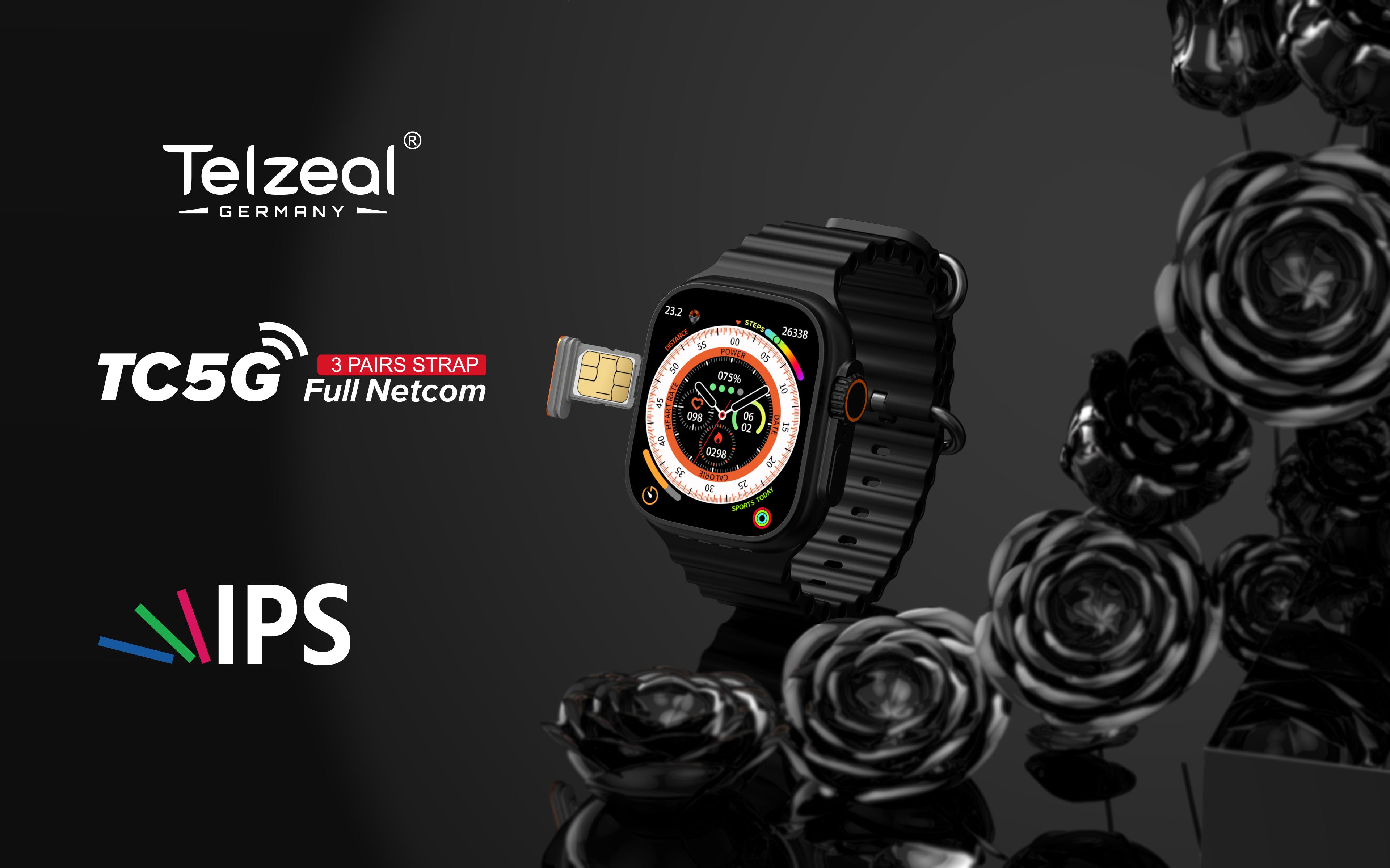 TELZEAL  TC5G 6/64GB SMART WATCH