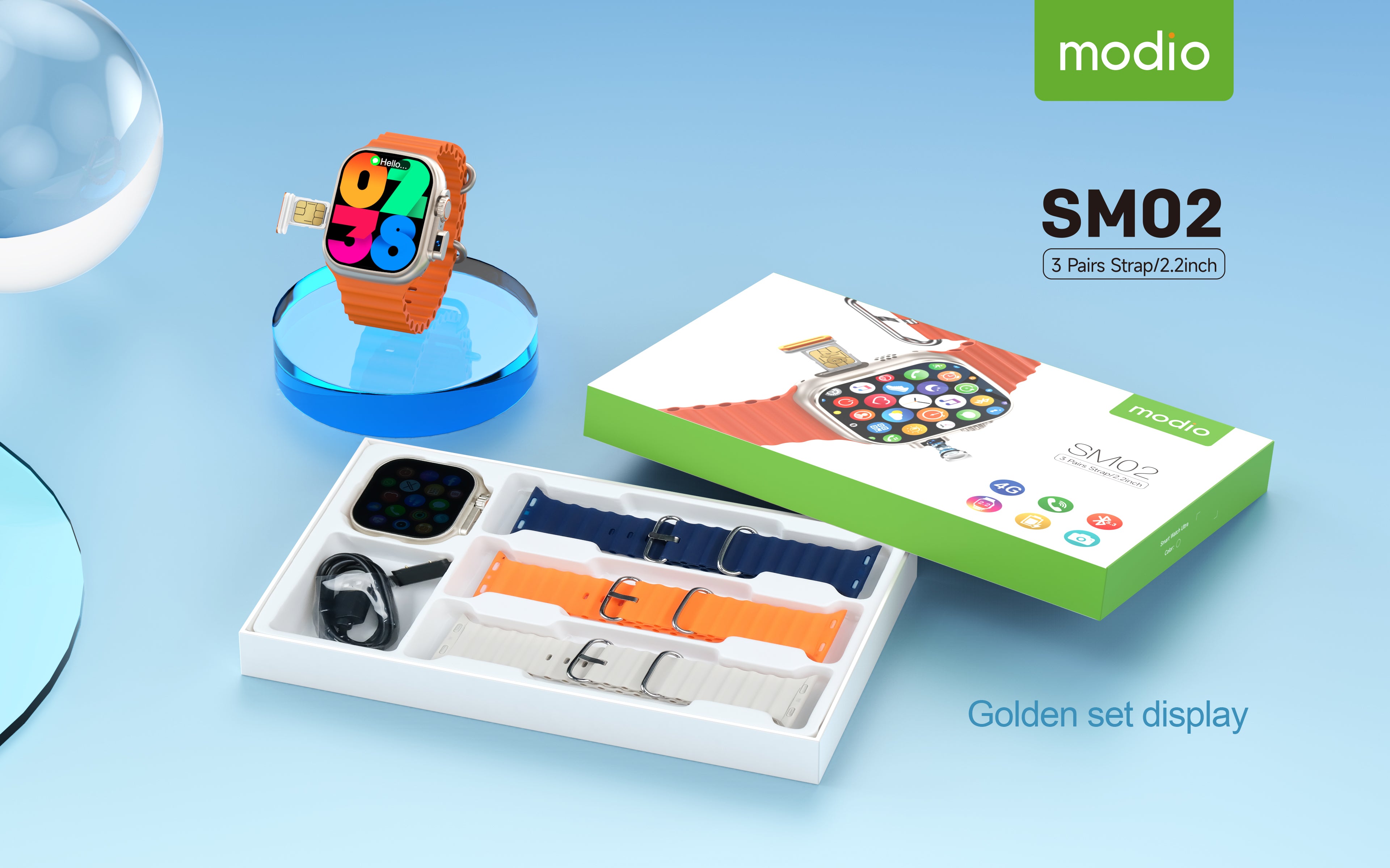 SMART WATCH MODIO SM02