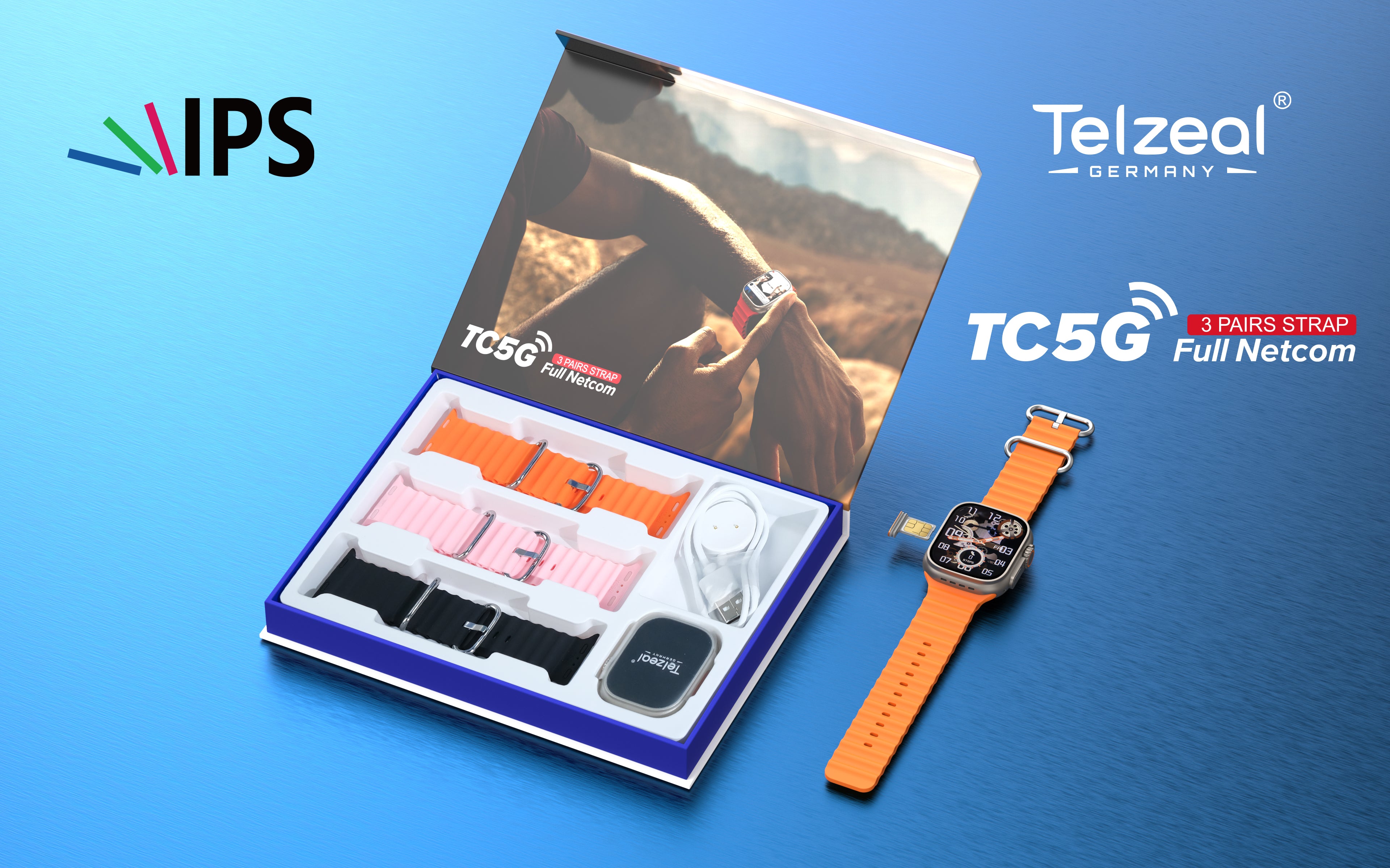 TELZEAL  TC5G 6/64GB SMART WATCH