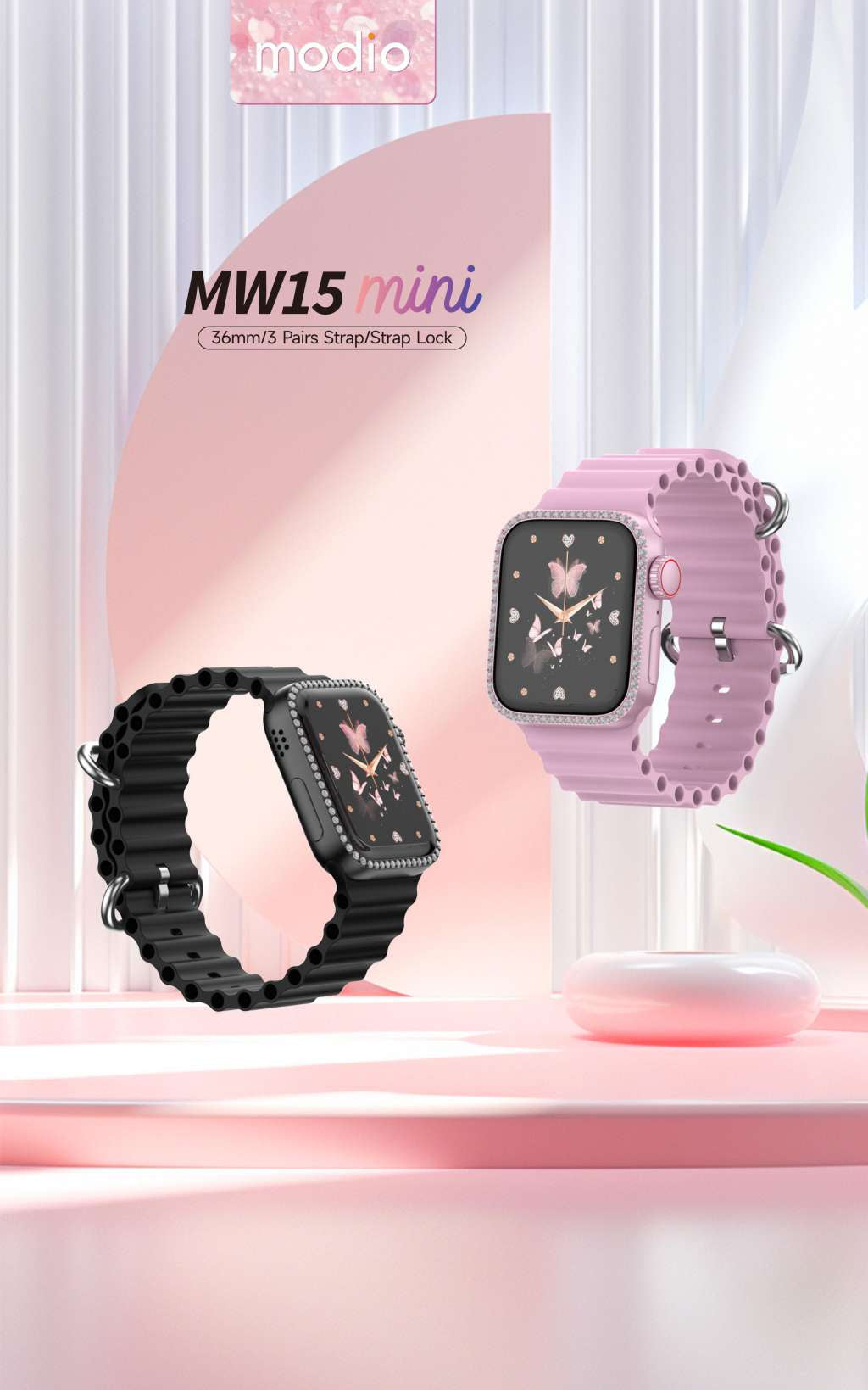 MODIO MW16 MINI SMART WATCH