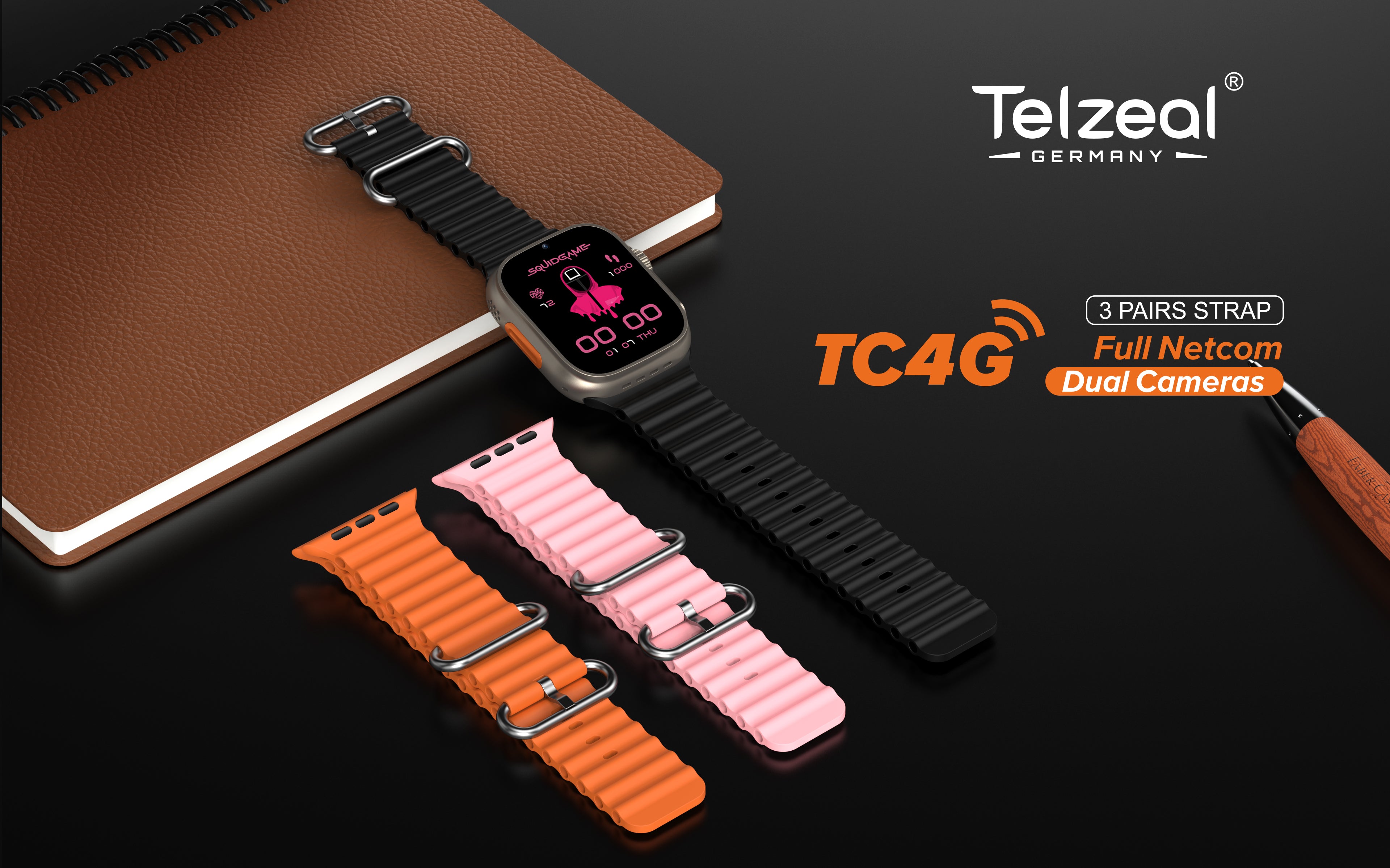 TELZEAL TC4G SMART WATCH
