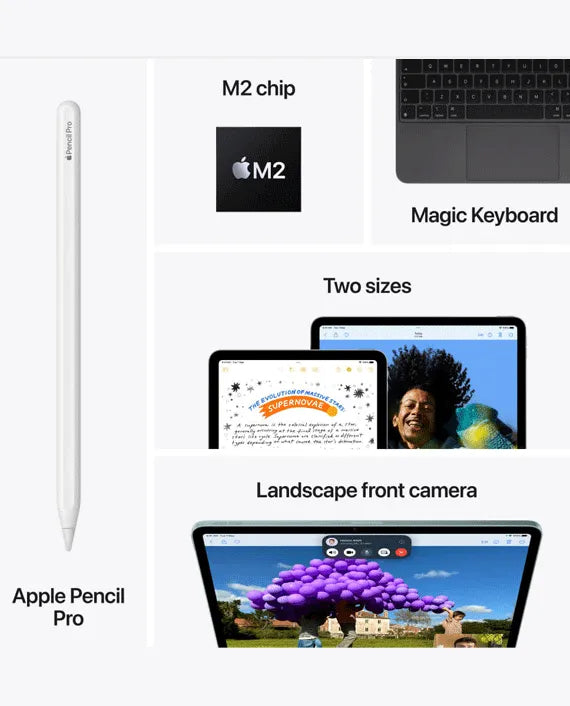 IPAD AIR 6 11 INCH 2024 M2 WIFI 128 GB SPACE GRAY  MUWC3AB/A