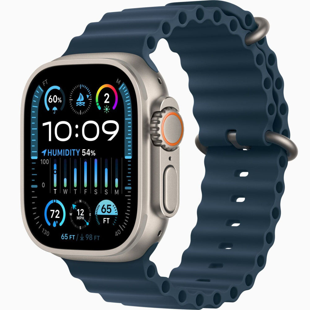 APPLE WATCH ULTRA 2 49MM TITANIUM CASE BLUE OCEAN BAND MRF73Z/A
