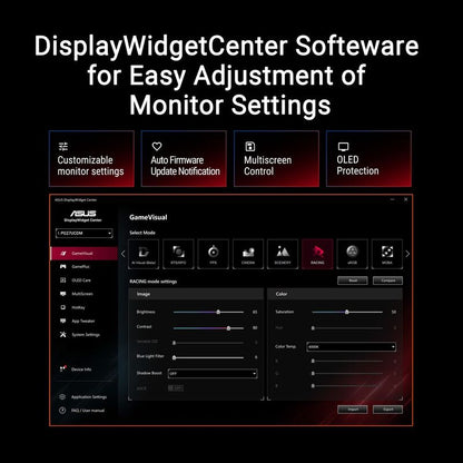 ASUS ROG SWIFT OLED 4K 26.5 INCH VIEWABLE PG27UCDM