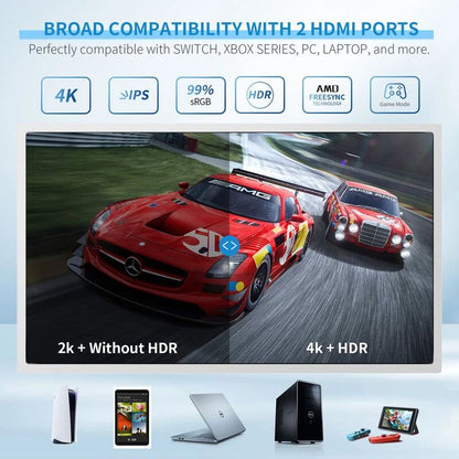 G-STORY 14-INCH LED 4K PORTABLE GAMING  MONITOR