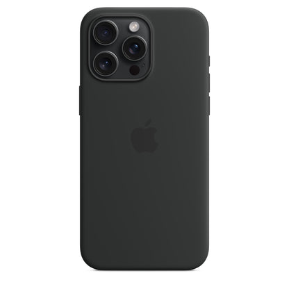 IPHONE 15 PROMAX SILICONE CASE BLACK MT1M3ZM/A