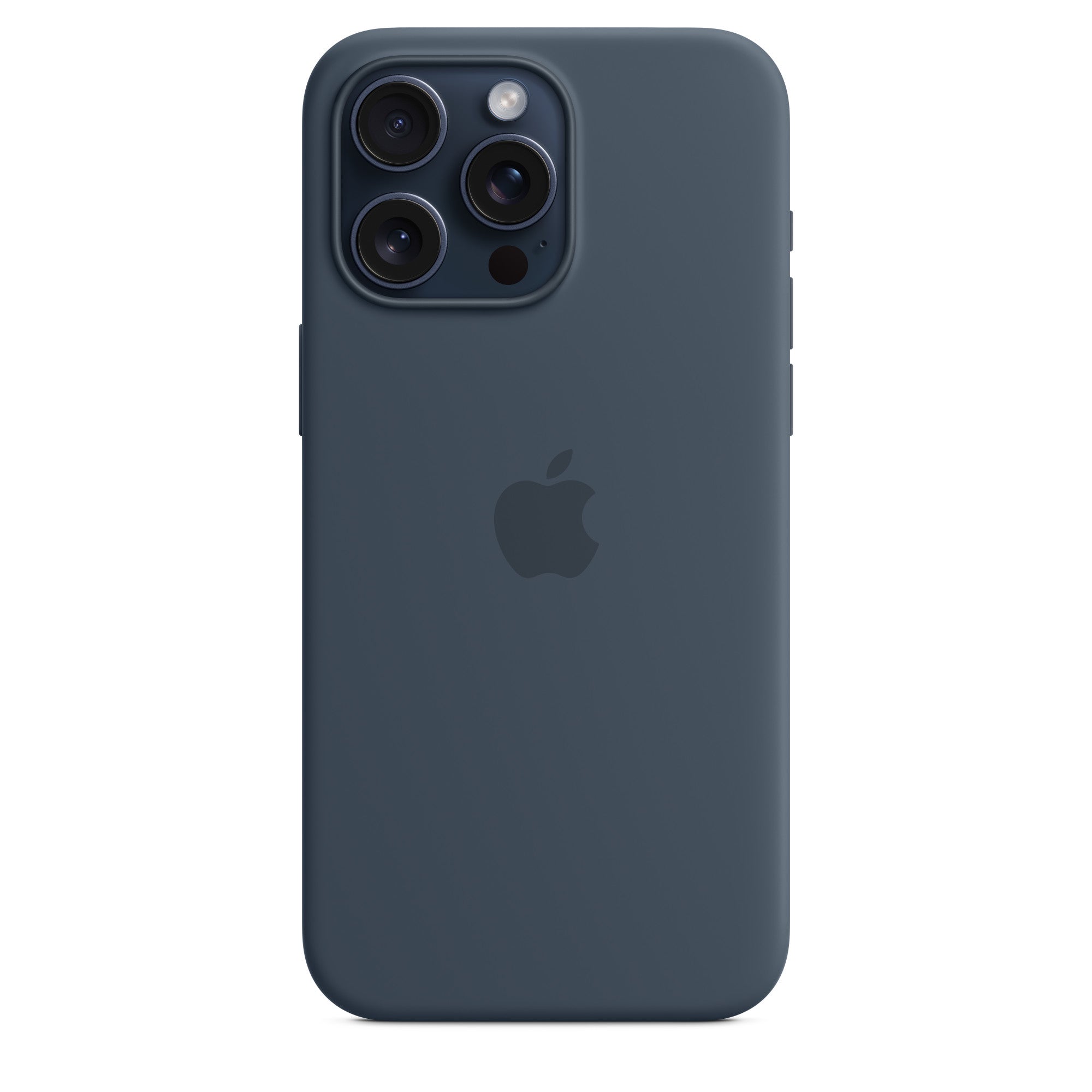 IPHONE 15 PROMAX SILICON CASE WITH MAGSAFE STORM BLUE MT1P3ZM/A