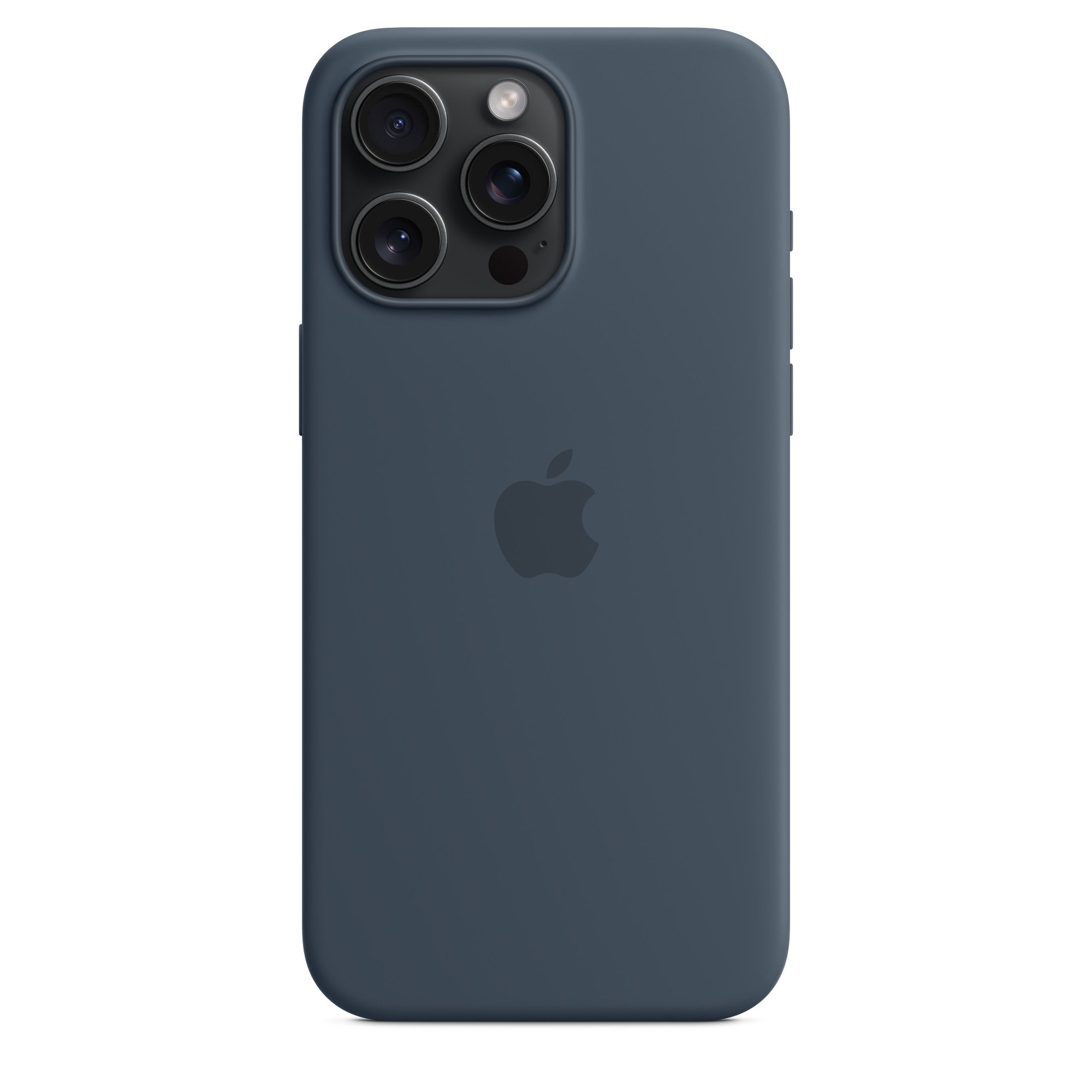 IPHONE 15 PROMAX SILICON CASE WITH MAGSAFE STORM BLUE MT1P3ZM/A