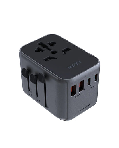 AUKEY TRAVEL MATE 35W ADAPTER WITH USB PORT
