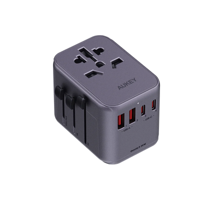 AUKEY MINIMA TRAVEL MATE UNIVERSAL ADAPTER WITH USB PORT