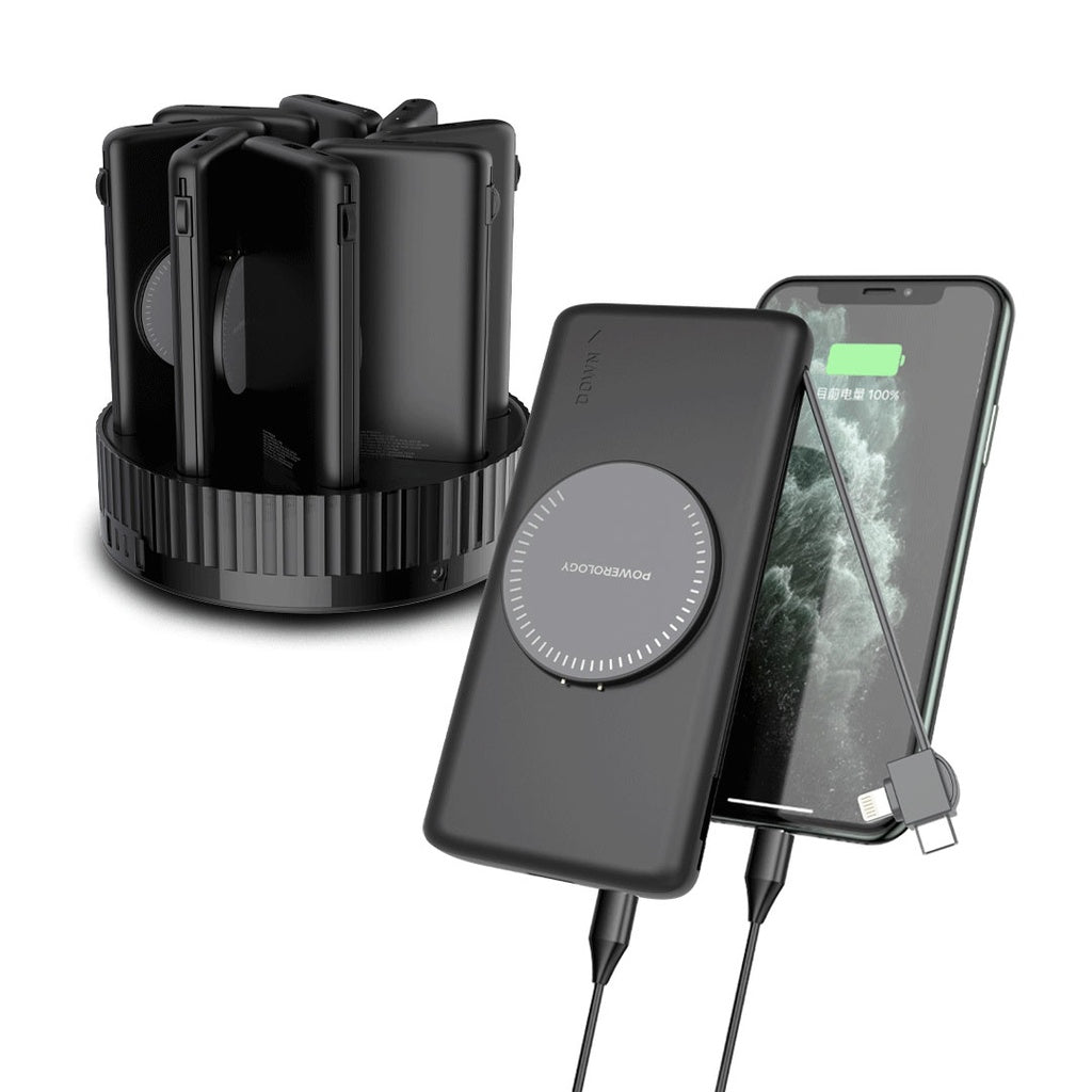 POWEROLOGY 8 IN 1 WIRELESS POWER STATION 10000 MAH PD20W