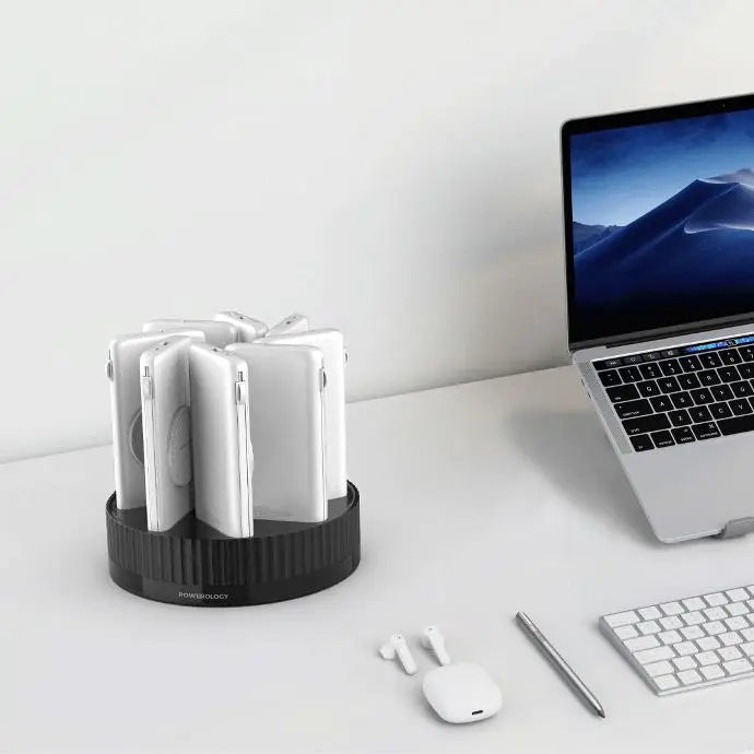 POWEROLOGY 8 IN 1 WIRELESS POWER STATION 10000 MAH PD20W