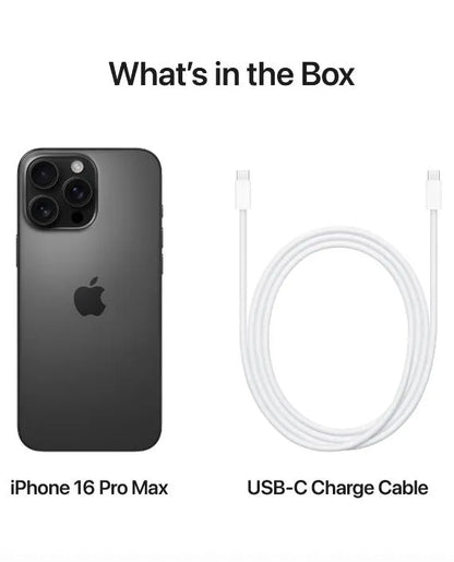 APPLE IPHONE 16 PROMAX 512 GB BLACK TITANIUM