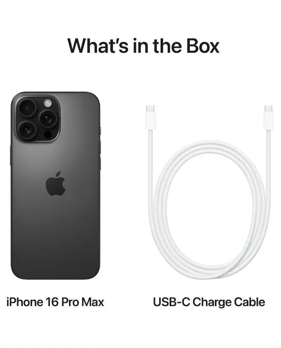 APPLE IPHONE 16 PROMAX 512 GB BLACK TITANIUM