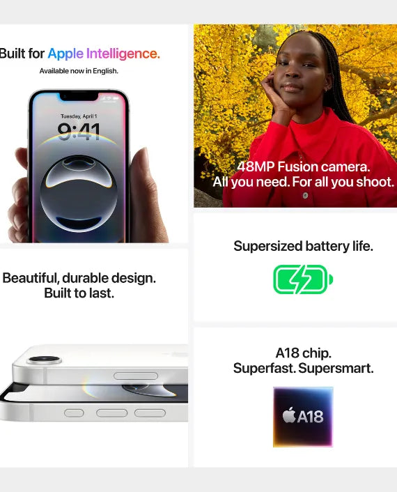 APPLE IPHONE 16E 128 GB WHITE