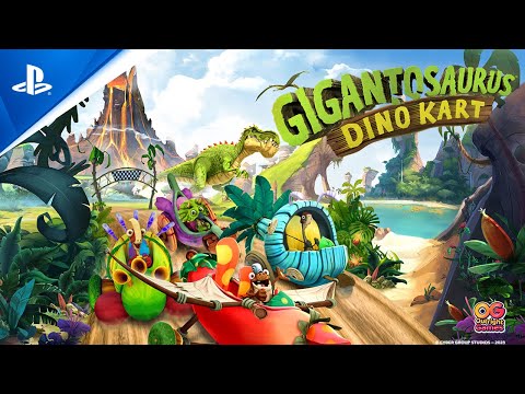 GIGANTOSAURUS DINO KART PS4 CD
