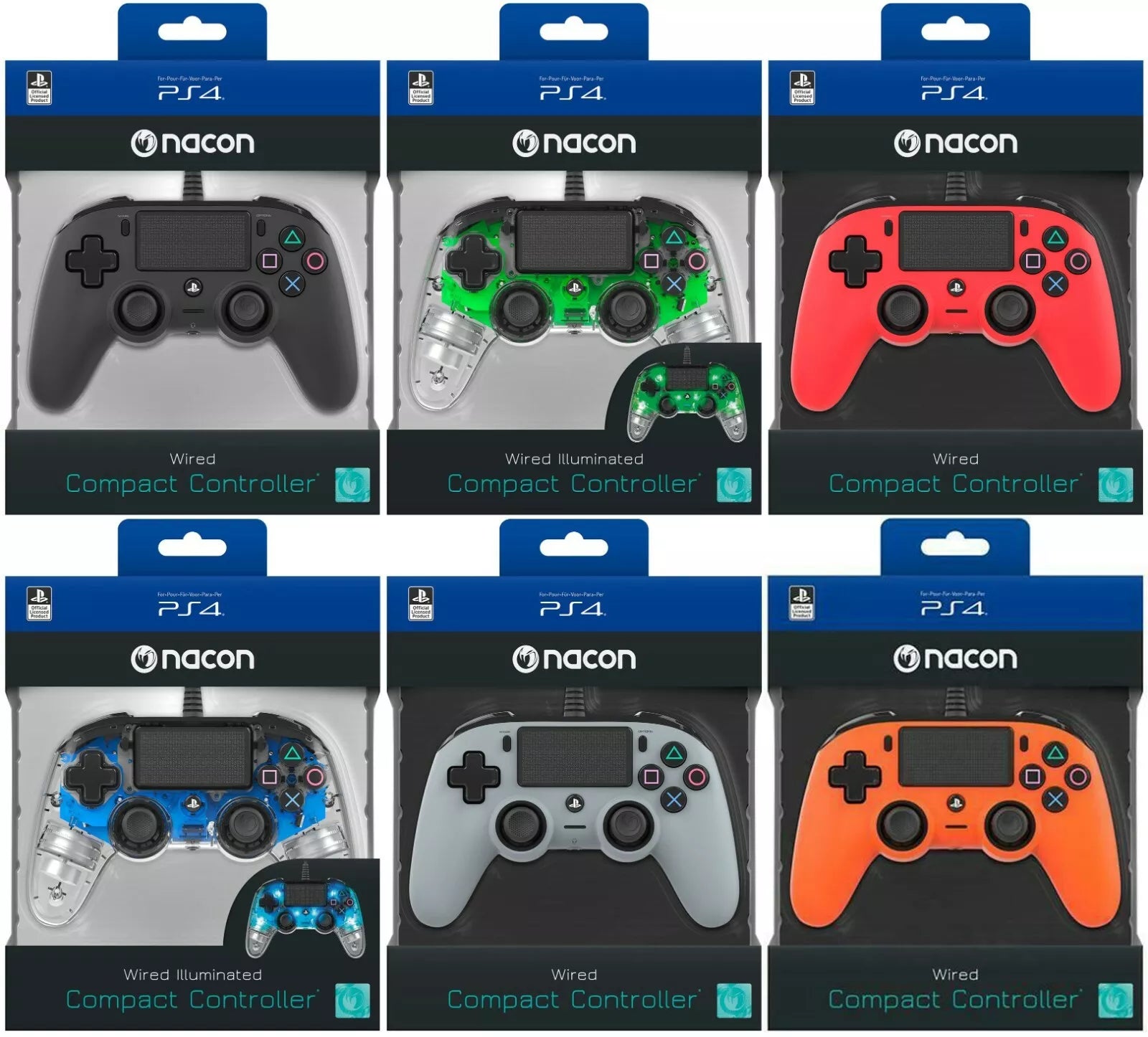 NACON WIRED CONTROLLER  PS4
